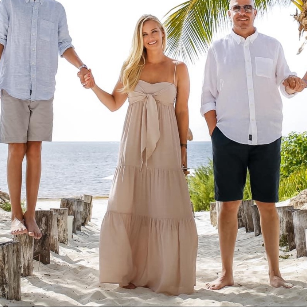 Wishlist Apparel Blush Maxi Dress